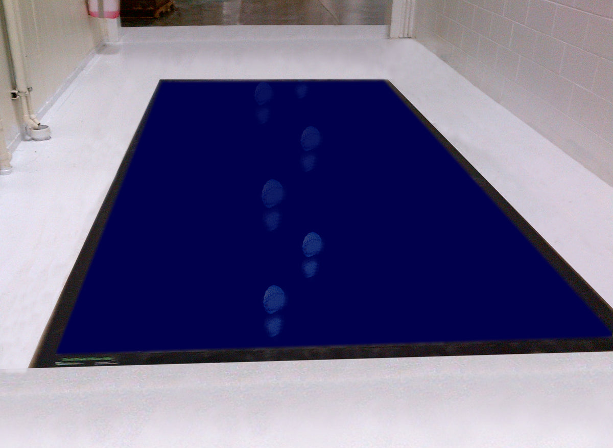 Permanent-Klebematte SimStep | blau, 122 cm breit
