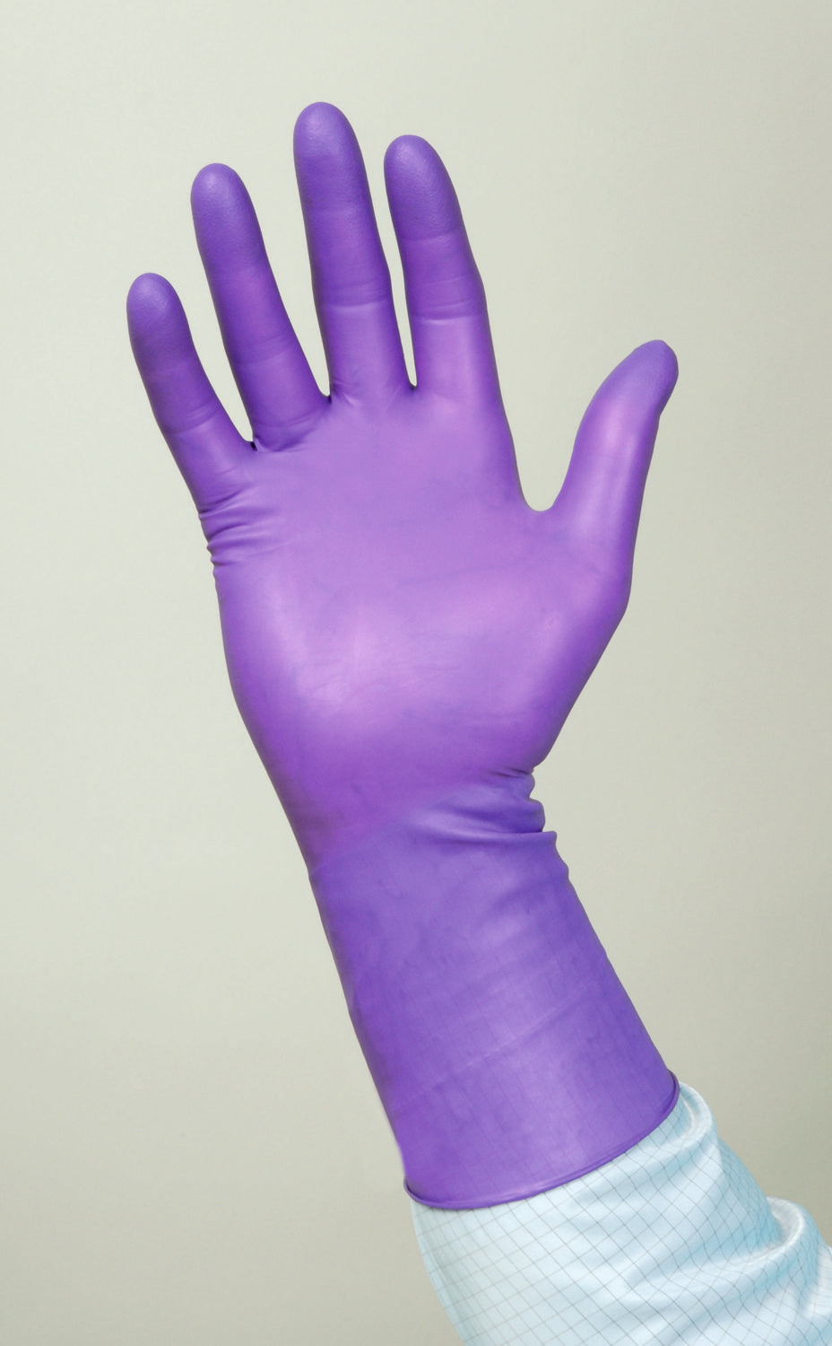 Reinraum-Handschuh BioClean Indigo | steril, ISO 4, Nitril, 300 mm