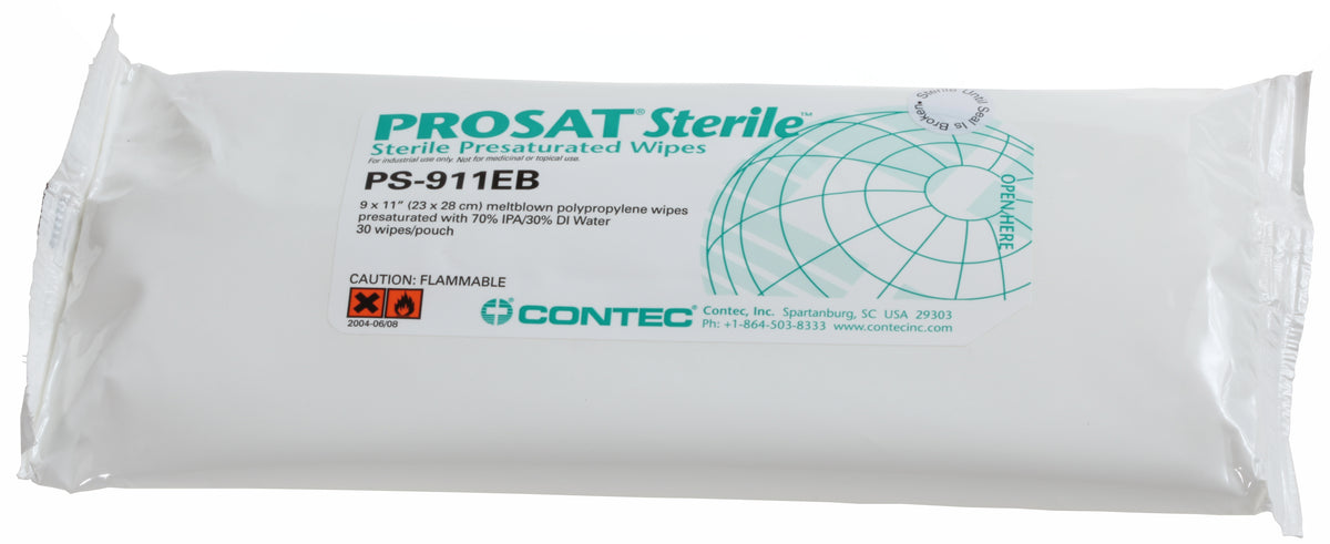 PROSAT-911 EB | steril, 70%IPA/30%DIW, Polyprop.,23x28cm