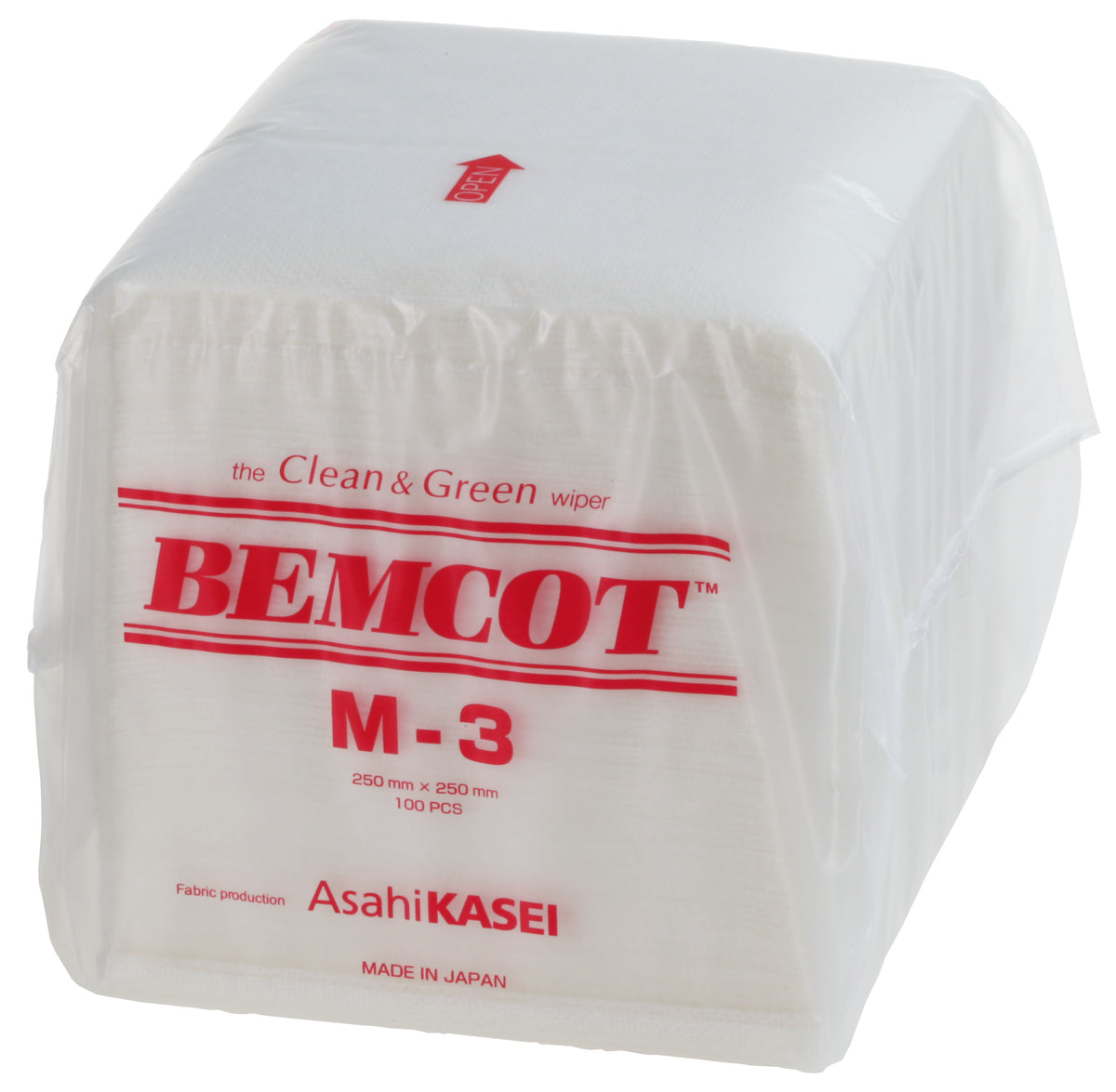 Reinraum-Tuch Bemcot M3-II | Zellulose, ISO 6, 25 x 25 cm