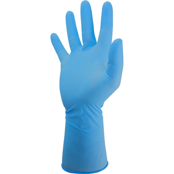 Reinraum-Handschuh Nitril SIMTEC | ISO 5, blau, 300 mm