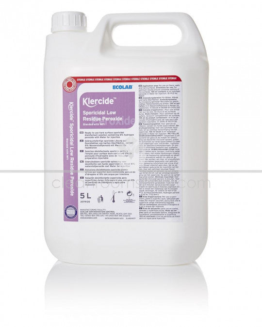 Klercide Spor Low Residue Peroxide 4x5L | steril | WFI | 5 Liter Kanister